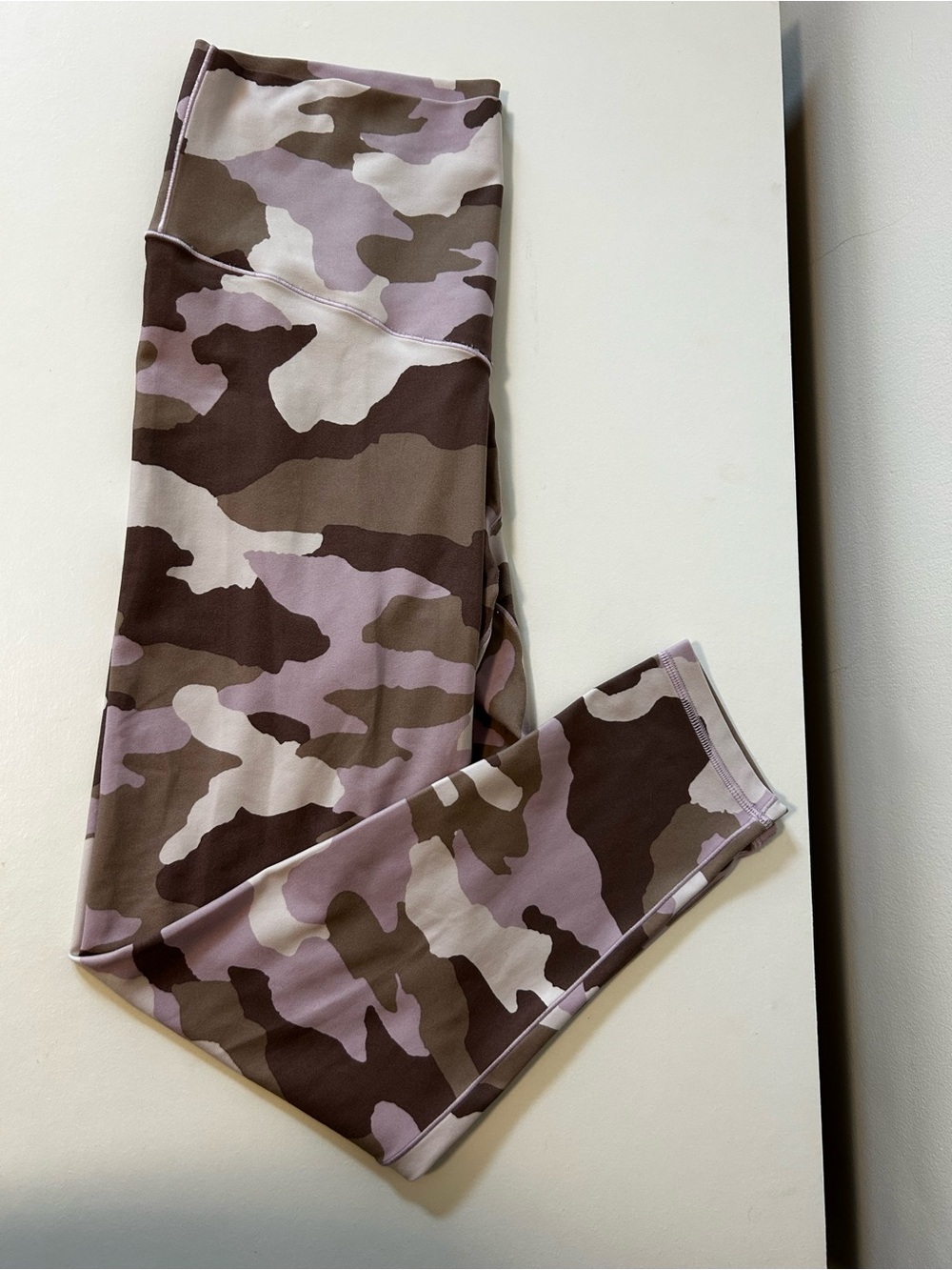 aerie Lavender & Brown Camo High-Rise Leggings